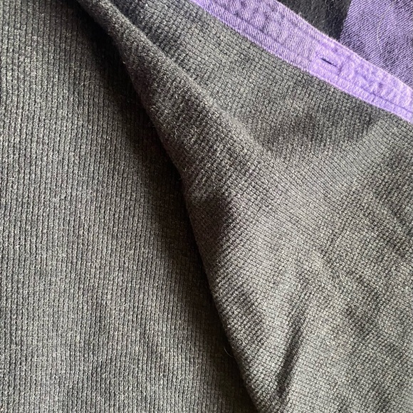 Purple and Black Men's Shirt - Picture 4 of 5